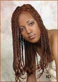 extensions lisses sur cheveux colorés